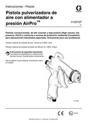 Graco AirPro 313072P Instrucciones - Piezas