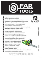 Far Tools TC 450B Traduccion Del Manual De Instrucciones Originale