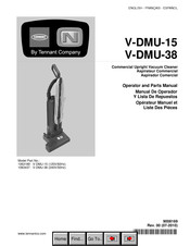 Tennant V-DMU-15 Manual De Operador Y Lista De Repuestos