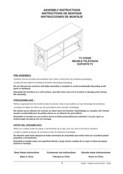 Hudson & Canal TV0947 Instrucciones De Montaje