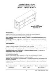 Hudson & Canal TV0907 Instrucciones De Montaje