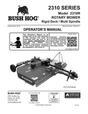 Bush Hog 2310R Manual De Instrucciones