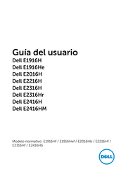 Dell E2216Hf Guia Del Usuario