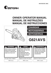 Zenoah G621AVS Manual De Instrucciones
