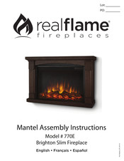 RealFlame 770E Instrucciones De Montaje