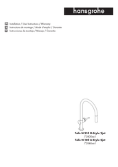 Hansgrohe Talis N 180 A-Style 2jet 728461 Serie Instrucciones De Montaje / Manejo / Garantía