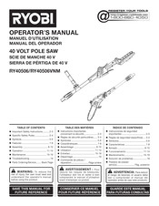 Ryobi RY40506VNM Manual Del Operador