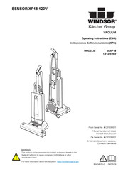 Windsor SRXP18 Instrucciones De Funcionamiento