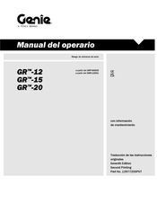 Genie GRR-10001 Manual Del Operario