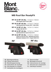 Mont Blanc RF 43 Alu Instrucciones De Montaje