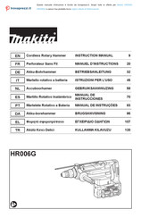 Makita HR006GZ Manual De Instrucciones