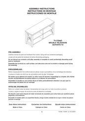 Hudson & Canal TV0395 Instrucciones De Montaje