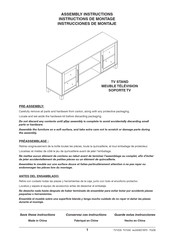 Hudson & Canal TV1029 Instrucciones De Montaje