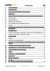 Powerplus POWXG30033 Manual De Instrucciones