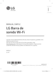 LG SL10Y Manual Simple