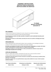 Hudson & Canal TV0843 Instrucciones De Montaje