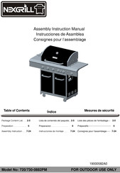 Nexgrill 720-0882PM Instrucciones De Asamblea