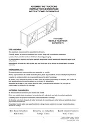 Hudson & Canal TV0972 Instrucciones De Montaje