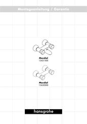 Hansgrohe Mondial 15431 Serie Instrucciones De Instalación