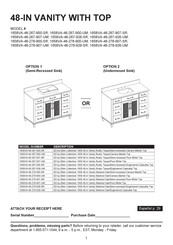 LOWES 1658VA-48-278-907-UM Instrucciones De Montaje