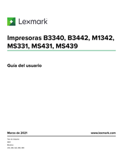 Lexmark B3340 Guia Del Usuario