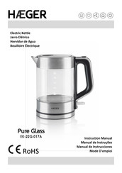 HAEGER Pure Glass EK-22G.017A Manual De Instrucciones