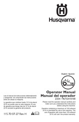 Husqvarna 96732410100 Manual Del Operador