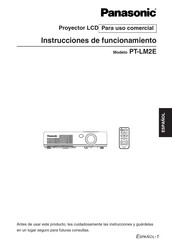 Panasonic PT-LM2E Instrucciones De Funcionamiento