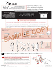 Pfister Ladera F-529-7LRC Guía De Instalación Rápida