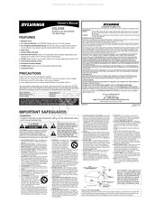 Sylvania SSL2006 Manual Del Usuario