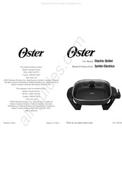 Oster CKSTSKFM12 Manual De Instrucciones