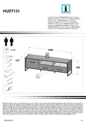 Forte HUDT131 Instrucciones De Montaje