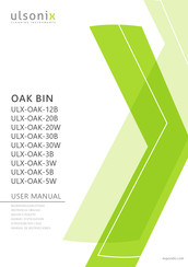 ulsonix ULX-OAK-20B Manual De Instrucciones