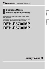 Pioneer SUPER TUNER III D DEH-P5700MP Manual De Instrucciones