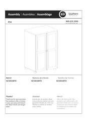 Southern Enterprises HZ104100TX Instrucciones De Asamblea