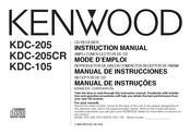 Kenwood KDC-105 Manual De Instrucciones