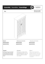 Southern Enterprises MS1074T0TX Instrucciones De Asamblea