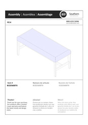 Southern Enterprises BC025600TX Instrucciones De Asamblea