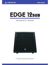 Audiolab EDGE 12sub Manual Del Usuario