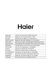 Haier HADG6DCS56B Manual De Instalacion Y Uso