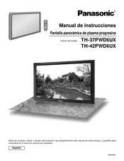 Panasonic TH-42PWD6UX Manual De Instrucciones