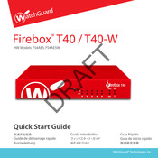 Watchguard Firebox T40 Guía Rápida