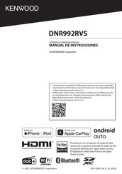 Kenwood DNR992RVS Manual De Instrucciones