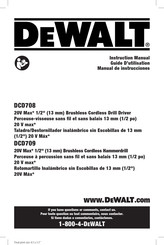 DeWalt DCD708B Manual De Instrucciones