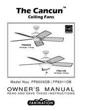 Fanimation FP8011OB Manual Del Propietário