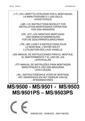 Lotus MS/9503 Manual De Instrucciones Para El Montaje, El Mantenimiento Y El Uso