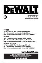 DeWalt DCF898P2 Manual De Instrucciones