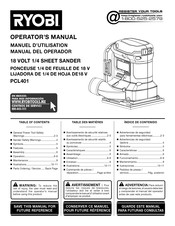 Ryobi PCL401 Manual Del Operador