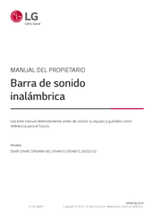 LG SPJ4M-S Manual Del Propietário