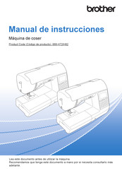 Brother 888H82 Manual De Instrucciones